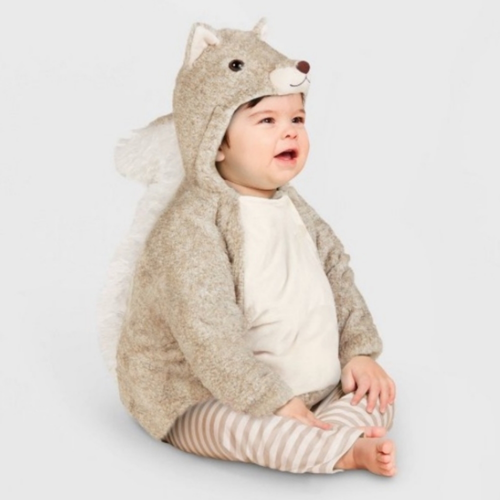 Halloween infant squirrel costume size 12-18 months